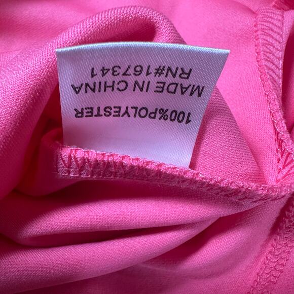 Hello Molly Pink Long Sleeve Mini Dress - Picture 3 of 5